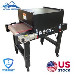220V T-shirts Conveyor Tunnel Dryer 3.9ftx18.5in Belt for Silk Screen Printing