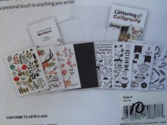 Creative Lettering and Calligraphy Kit – Includes Instruction Book and Supplies