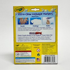 Crayola Washable Broad Line Markers 8ct – 6 pk Bundle (48 Markers) – Home School