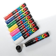 uni Posca Paint Marker PC17K.33 Very Thick Square Core Blue from Japan 1A0633