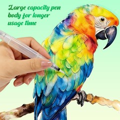 Flower Bird Art Painting Book, Portable Sketch Album for Art Creation and Rel…