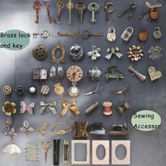 120 Pcs Vintage Scrapbooking Supplies for Junk Journal, 70mm x 70mm, vintage