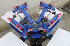 Micro-registration 4 Color Screen Printing Machine Color Matching Shirt Press