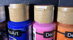 DecoArt Americana Acrylic Paint 2oz- 6 Pack – Variety of Colors – NEW Sealed