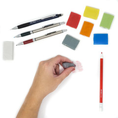 18 Colored Kneaded Erasers, Blend, Shade, Smooth, Correct, and Brighten Your Ske