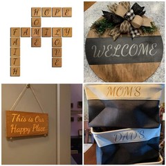2.5 Inch Alphabet Letter Stencils for Painting – 70 Pack Letters and Numbers
