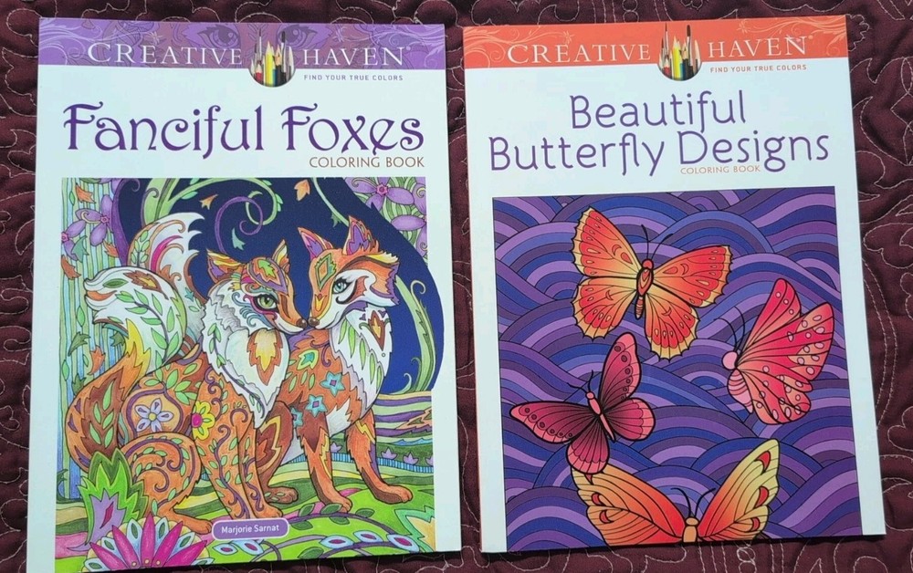 Dover Publications-Creative Haven: Beautiful Butterfly & Fanciful Foxes (2)