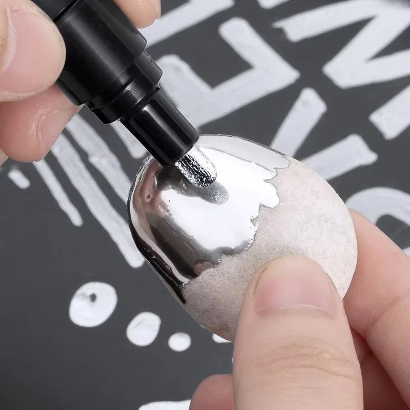 Liquid Chrome Mirror Marker Pens Waterproof Diy Paint Pen Craftwork Pen.