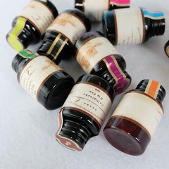 GC Calligraphy Pen Ink, 10 Colors Fountain Dip Pen Ink Set Non-Carbon Drawing…