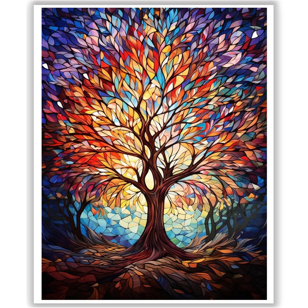 Tree of Life Paint by Numbers Kit for Adults – Tree of Life Paint by Number f…