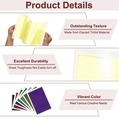 2 Pcs 15 x 11 Inch White Laser Engraving Marking Paper with Scraper