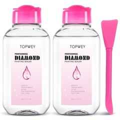 Topwey Diamond Painting Accessories, Glue for Art, 125ml x 2, Clear