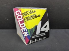 Golden Artist Colors & Mediums 9620 Acrylic Explorer 14Pc Set
