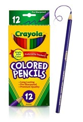 Crayola Colored Pencil Set, 12-Colors