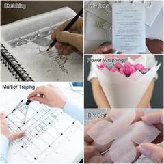 110 Sheets Tracing Paper for Drawing, 9”X12” Trace Paper, Translucent Vellum Pap
