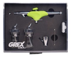 Grex Genesis XBi3- Dual Action Airbrush, Bottom Fed, Ergo Grip, 0.3mm Nozzle