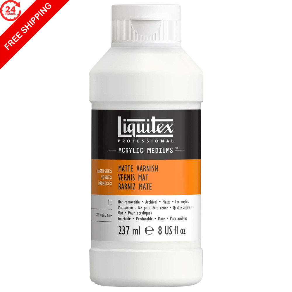 Liquitex Professional Matte Varnish, 237ml (8-oz) 8 Fl Oz (Pack of 1),
