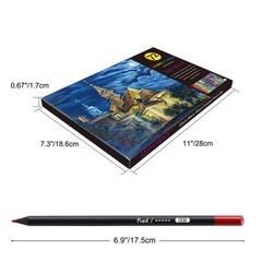 Premium Black Edition Colored Pencils for Adults Coloring – 72 Coloring Penci…
