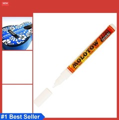 Acrylic Paint Marker 2mm White High Covering UV Water Resistant Refillable