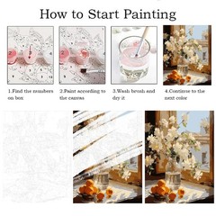 16″X20″Rolled Canvas(Without Frame), Frame)-Flowers 2
