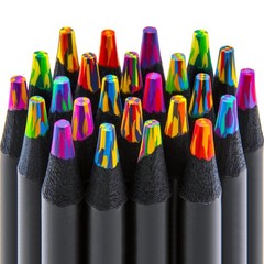Kird Barken Art Supplies 24 Rainbow Colored Pencils, Teen Girl Gifts Trendy S…