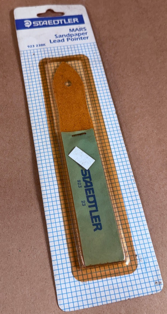 Staedtler Mars Sandpaper Lead Pointer Cleaning Sheets Vintage Art Architecture