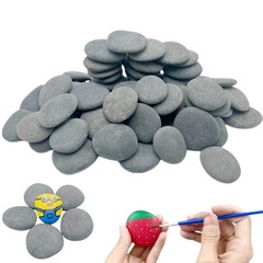 35 PCS Rocks, Painting, 1.2-2.0 Inch, Flat, Smooth, DIY, Crafts, Kindness, Art