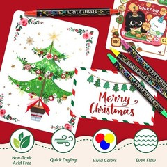 Artistic Acrylic Markers for Multiple Surfaces