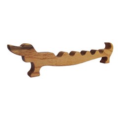 Dachshund Wiener Dog Paint Brush Rest or Holder – Handcrafted From Red Oak
