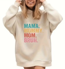 1 pcs Mama mommy mom bruh DTF- iron on heat transfer. New