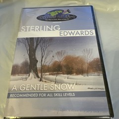 World of Art A Gentle Snow Watercolor Training DVD New Sterling Edwards Sealed