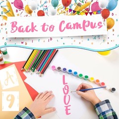 BAMIDELE 2 Inch Letter Stencils and Numbers, 66 Pcs Reusable Plastic Alphabet…