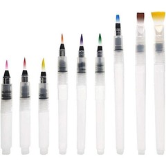 3/7pcs Watercolor Brush Pens with Water Storage for Art Painting Supplies