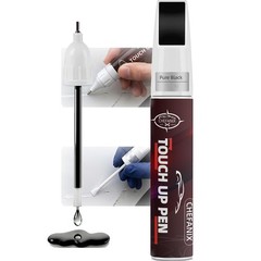 Black Touch Up Paint for Cars & Motorcycles – 2-in-1 Scratch Remover Paint