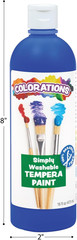 Paraben-Free Simply Washable Tempera Paint, Rainbow plus 8 Pack, Matte Finish, C
