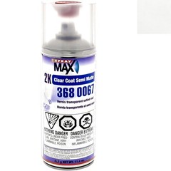 High-Quality 2K Clear Coat with Satin Finish for Glass & Metal – 11.4 oz