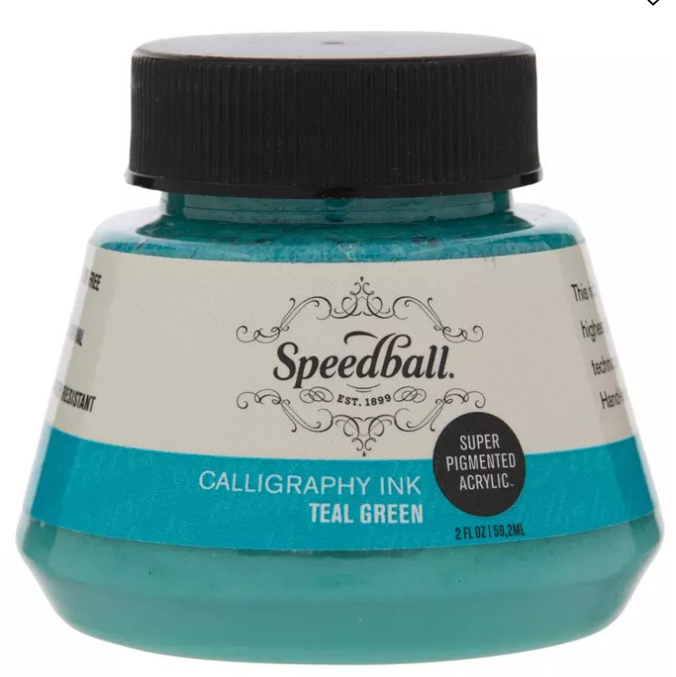 Speedball Calligraphy Ink Various Colors New 2 floz