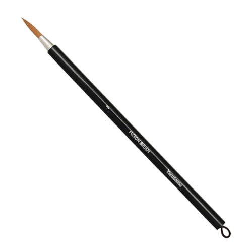Yasutomo Fusion Synthetic Brush Round Short Handle 3 Yasutomo Mixed Materials