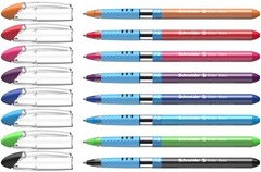 Schneider Slider Basic XB Ballpoint Pen 1 4 mm Transparent Barrel Assorted Ink