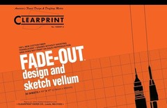 Clearprint Vellum Pad with 8×8 Fade-Out Grid, 11×17 Inches, 16 LB, 60 GSM