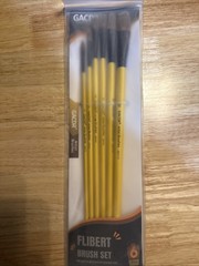 GACDR FLIBERT Brush Set, For Acrylic, Watercolor, Or Gouache Paint