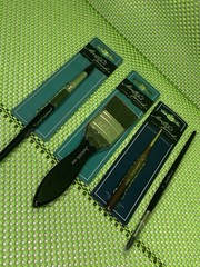 MASTER’S TOUCH Fine Art Studio Assorted Brushes LOT OF 4 /Size: 2-6-16 And 1.5”