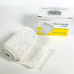 4″x180″ Plaster Of Paris Cloth Gauze Roll Cast Bandage Wrap Strip Art Mask Craft