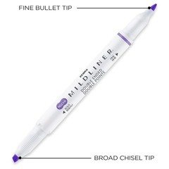 Zebra Creative Mildliner 15-Pack Double-Ended Soft Mild Colour Highlighters