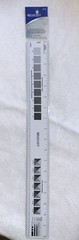 Westcott GA-86 Graphic Art Ruler and Scales 2 X 18 Inch