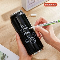 White Paint Pens, 20 Pack Fine Tip Acrylic Pens, Water-Based Quick Dry Marker…