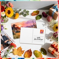 100PCS Watercolor Postcards Cotton 140lb 300gsm Blank Post Cards 4×6 Inch