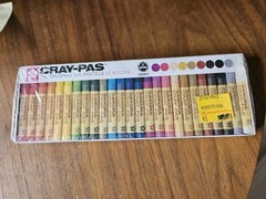 New Old Vintage Sakura Cray-Pas Oil Pastels 24 Sticks No 51540 Art Set Pastels