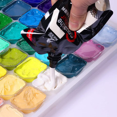 Gouache Paint, White Color 100 Ml Non-Toxic Gouache for Canvas and Paper, Gouach