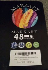 48 Count Colored Pencils for Adult Coloring Books, Soft Core, Ideal for Drawing
